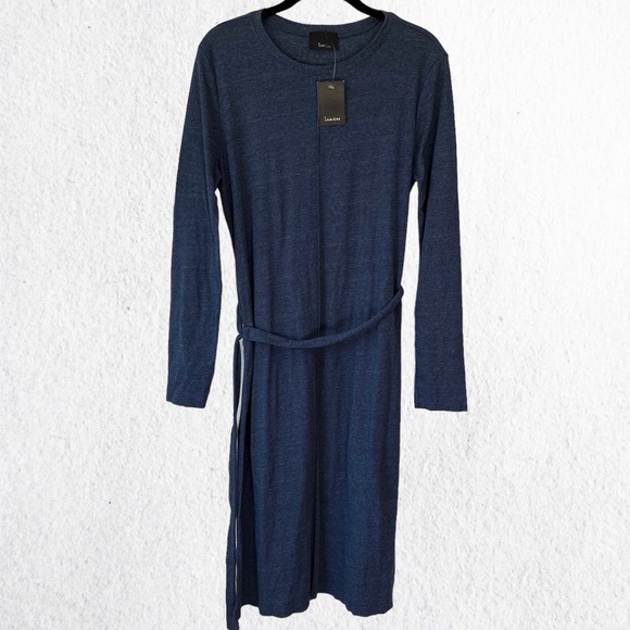 New Lumiere Waist Tie Sweater Dress - Picture 1 of 7